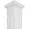 Ekena Millwork Craftsman Classic, Square Non-Tapered, Raised Panel PVC Column, Tuscan Capital & Tuscan Base CC1208ENRTUTU - alternate 2